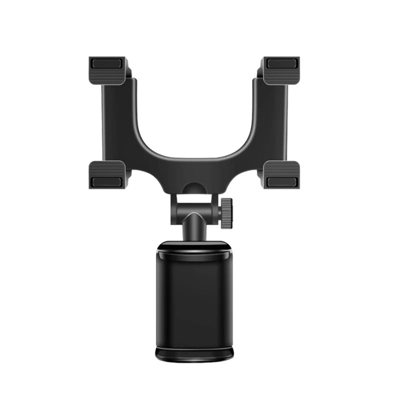 360° Adjustable Car Mirror Mount for Smartphones and GPS - Compatible with iPhone 13 and Other Mobile Devices